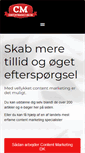 Mobile Screenshot of contentmarketing.dk