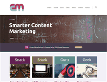 Tablet Screenshot of contentmarketing.com